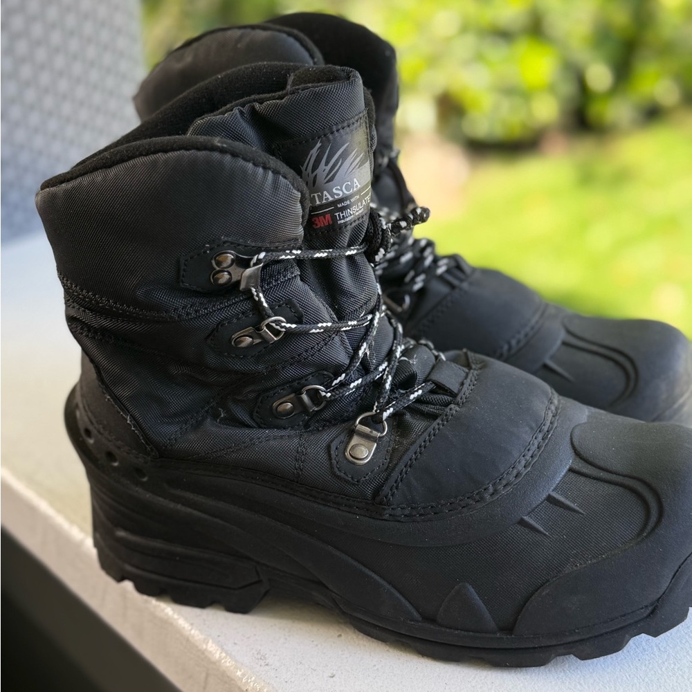Itasca Black Insulated Boots Snow & Rain